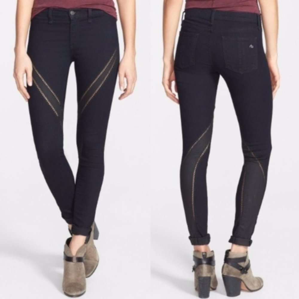 Rag & Bone Midnight Ribbon Jeans Size 24 - Picture 2 of 8